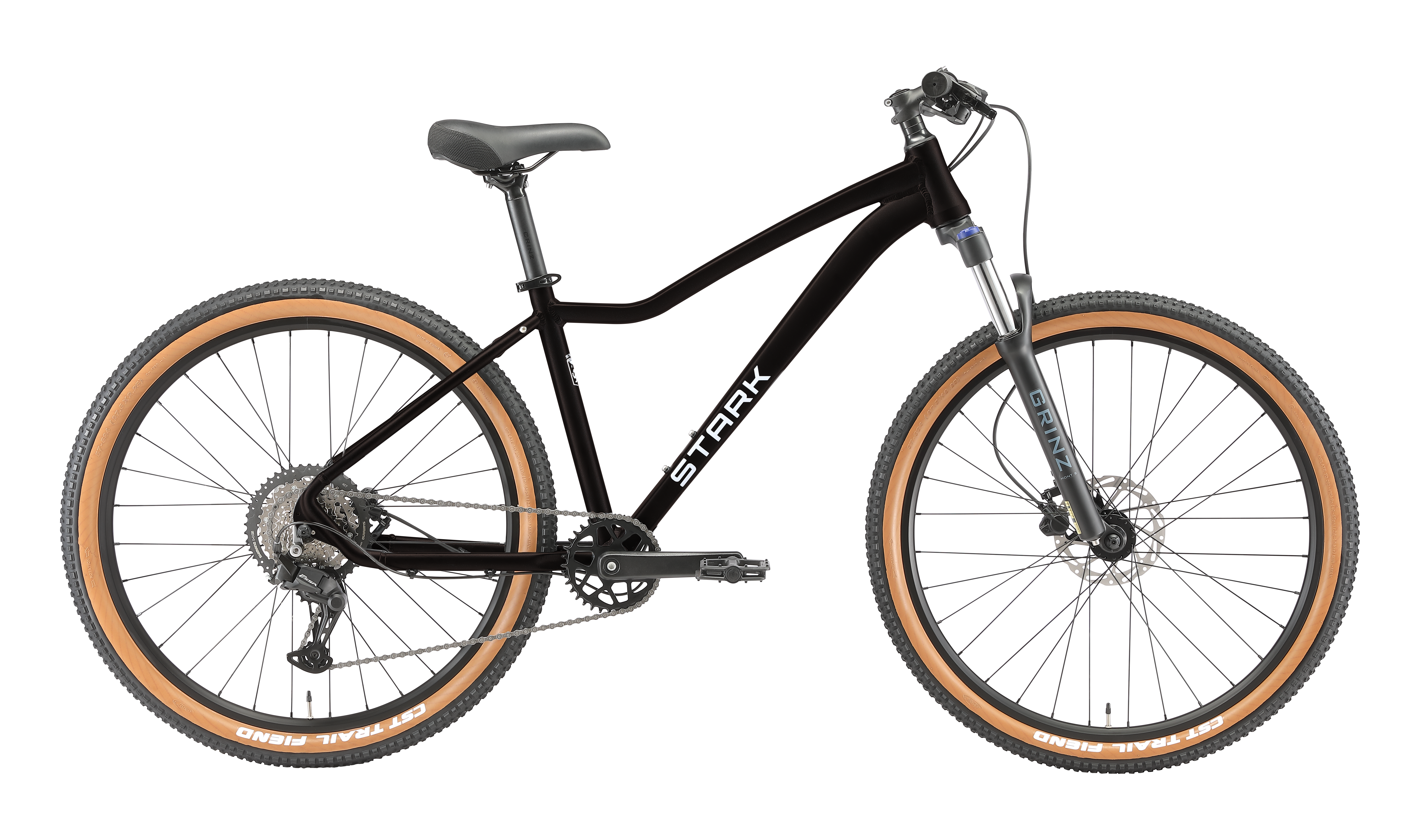 Велосипед 27.5" 15" Stark'26 Viva 27.2 HD, эйва матовый/белый призрак S/M/15"   