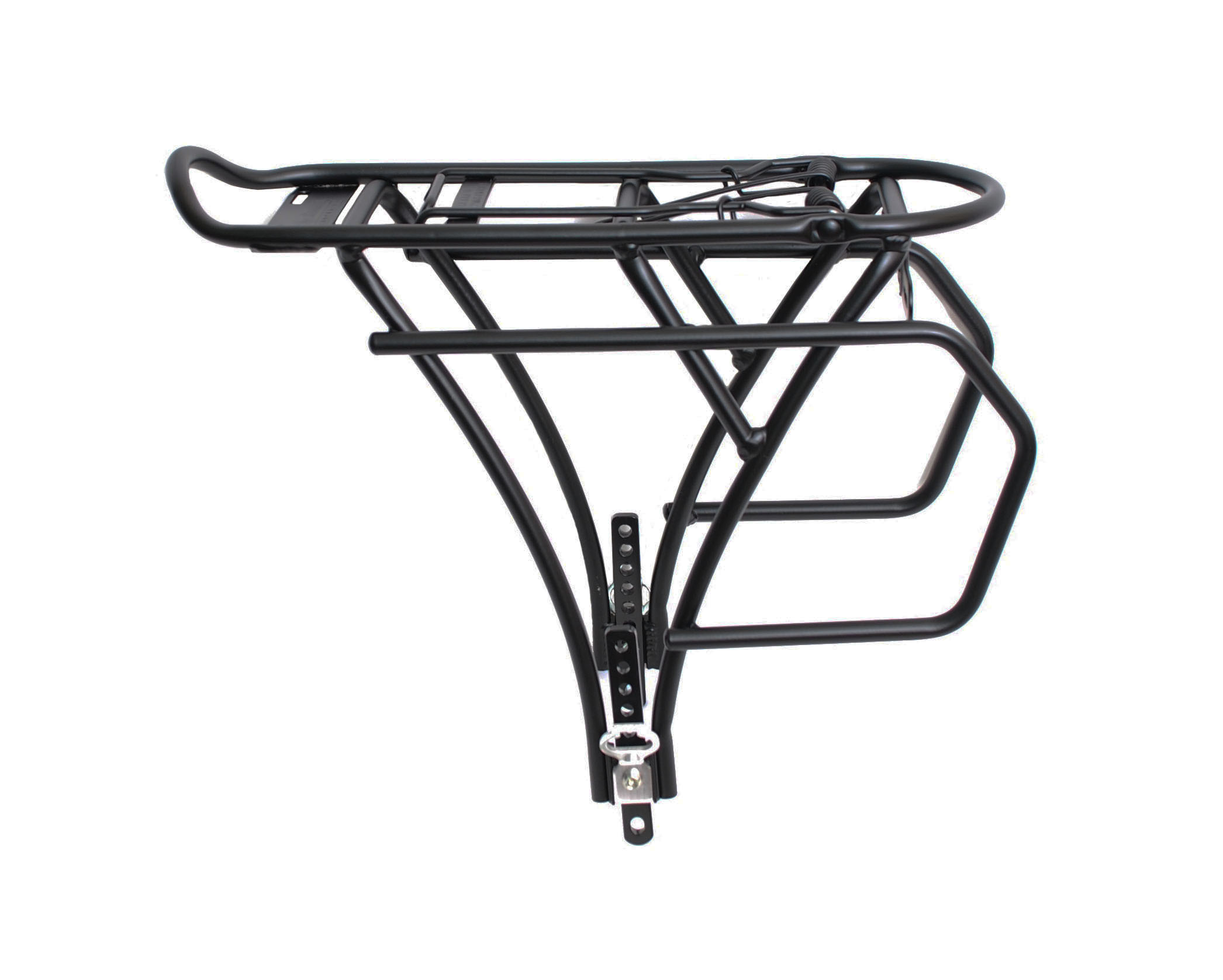 Багажник OSTAND CD-15B, 20-24", алюм. 3-х стоечн. регул. сварной, для детских вело. черный