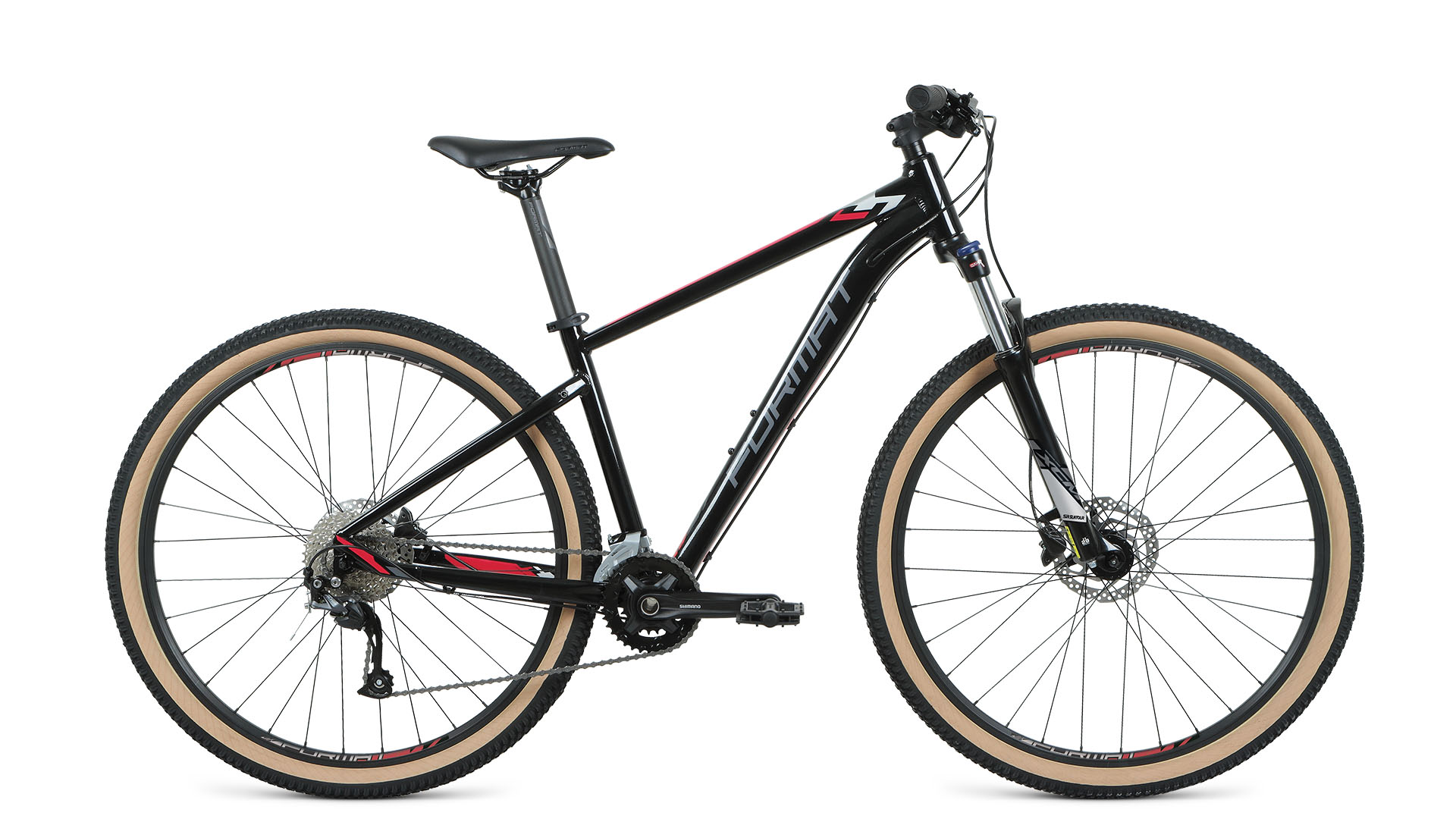 Велосипед 29" 21", FORMAT 1412 XL черный