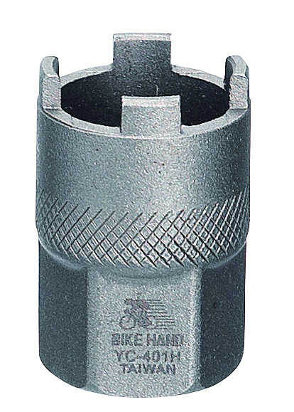 Съемник трещотки Bike Hand YC-401H под 4-е шлица, сталь серебрист.