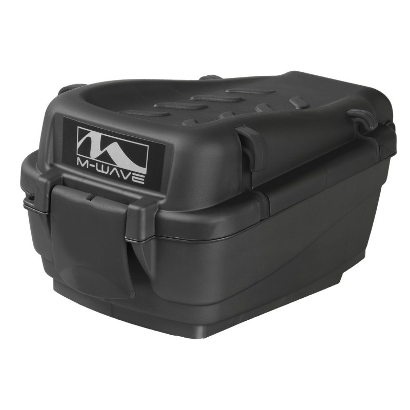 Бокс M-WAVE Amsterdam Easy Box S на багажник, V=5л 27х20х15см размер S, пластик, черн