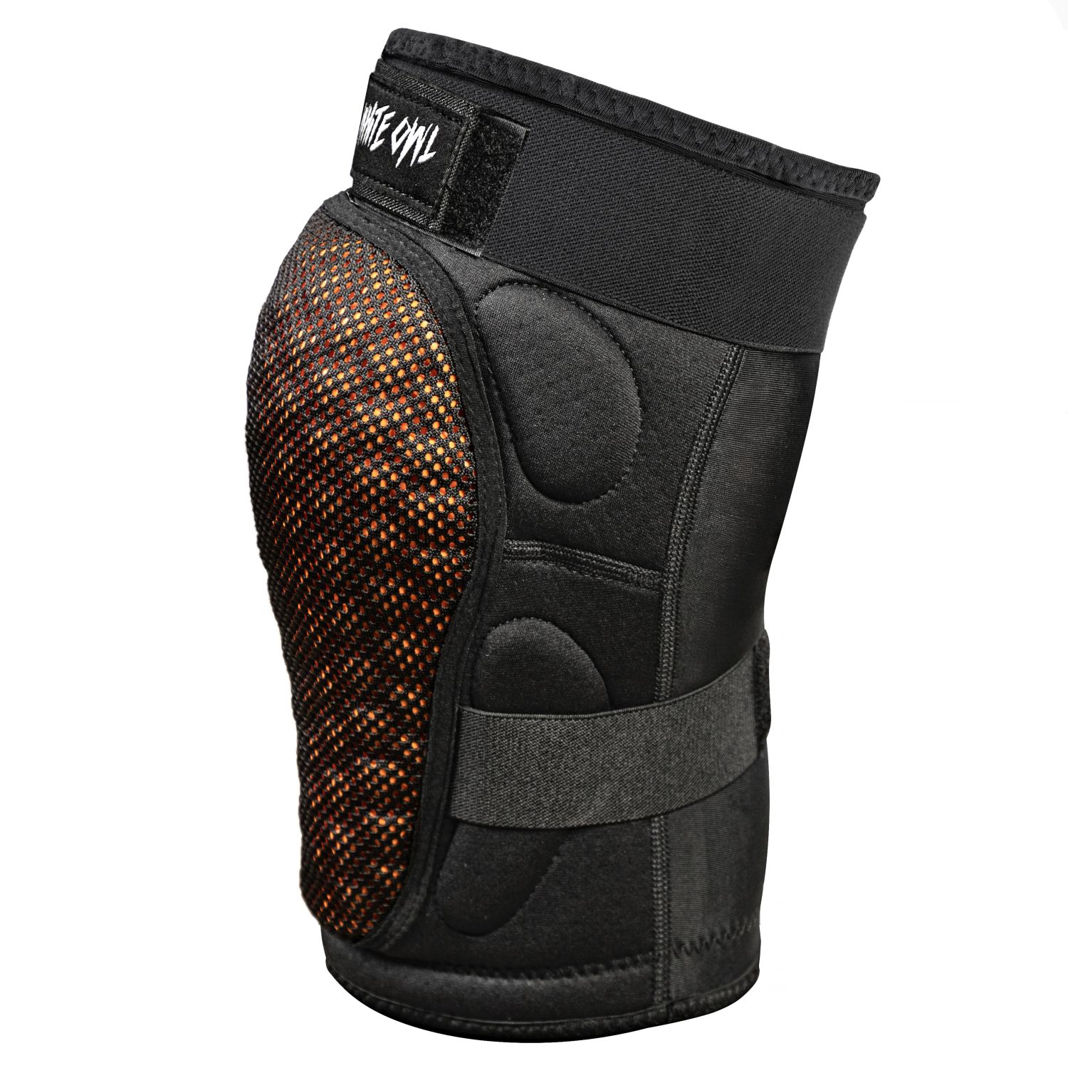 Защита коленей White Owl Pro knee protection, M, черный с оранжевым