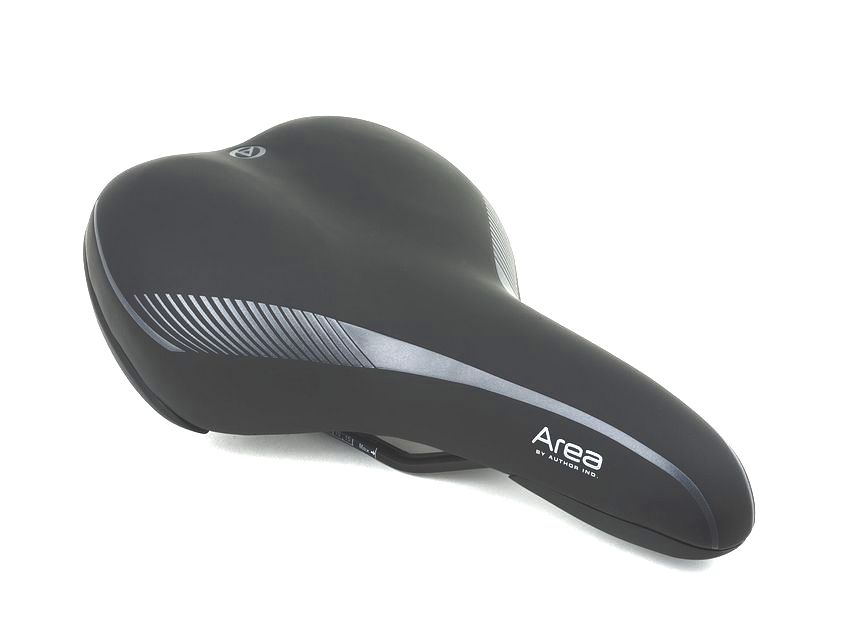 Седло AUTHOR AREA X7, комфорт, 260х170мм, 400гр. гелевое, черное