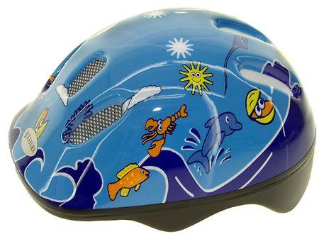 Шлем VENTURA 52-56cm с сеточкой SEA WORLD BLUE