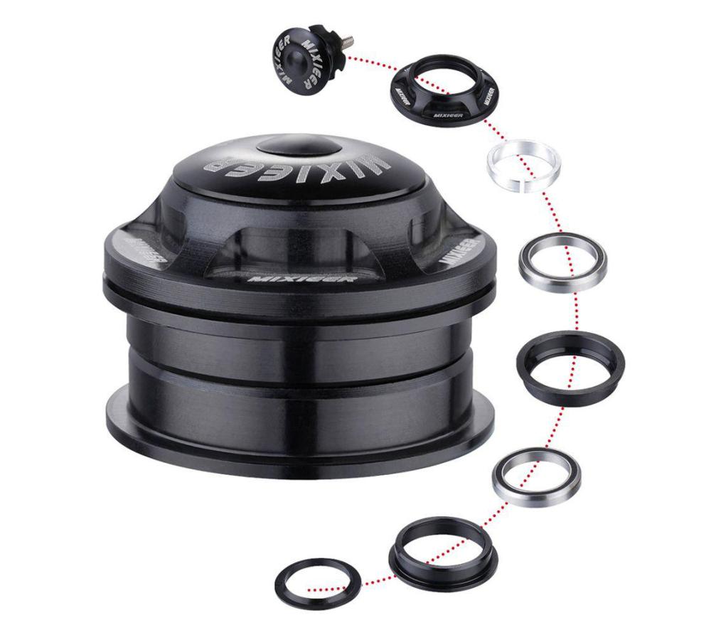 Рулевая колонка 1 1/8" SInt, MIXIEER, ZS 44/28.6  ZS 44/30