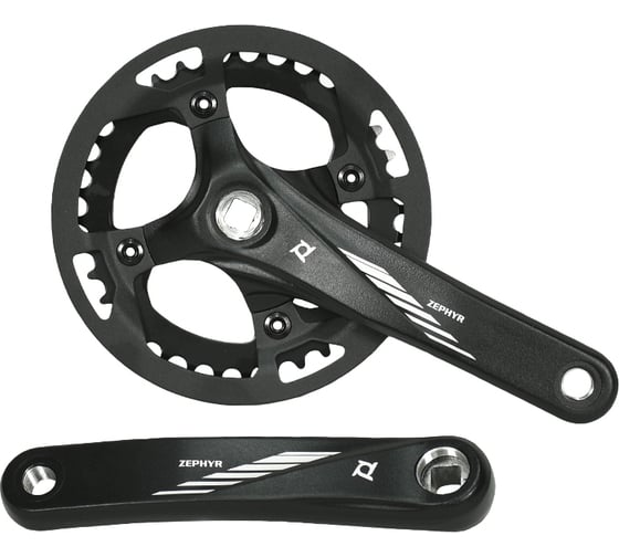 Система PROWHEEL ZEPHYR-238A,38T, 175MM,FAT,AL-6061-T6,под квадрат,CHAINLINE:70,BCD:104,чер