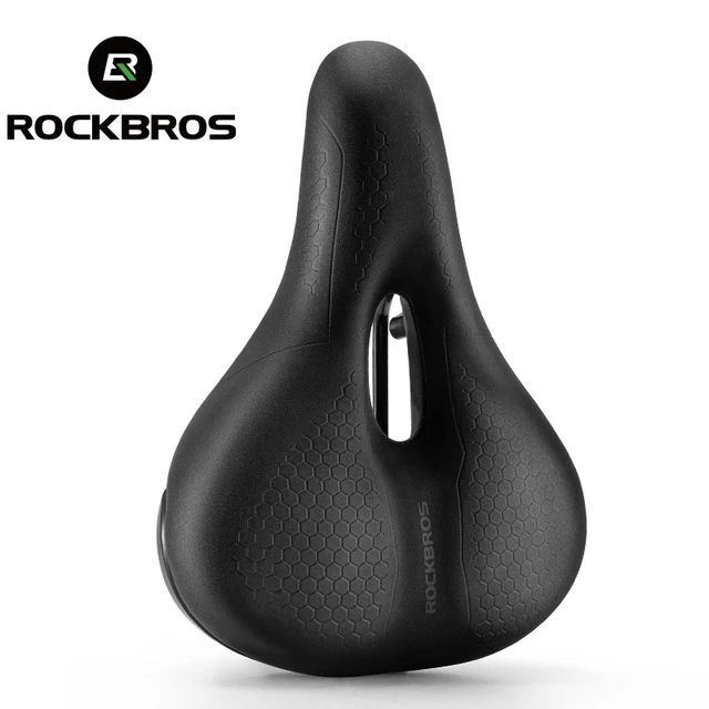 Седло ROCKBROS комфортное средней ширины с прорезью. 19х6х25,5cm