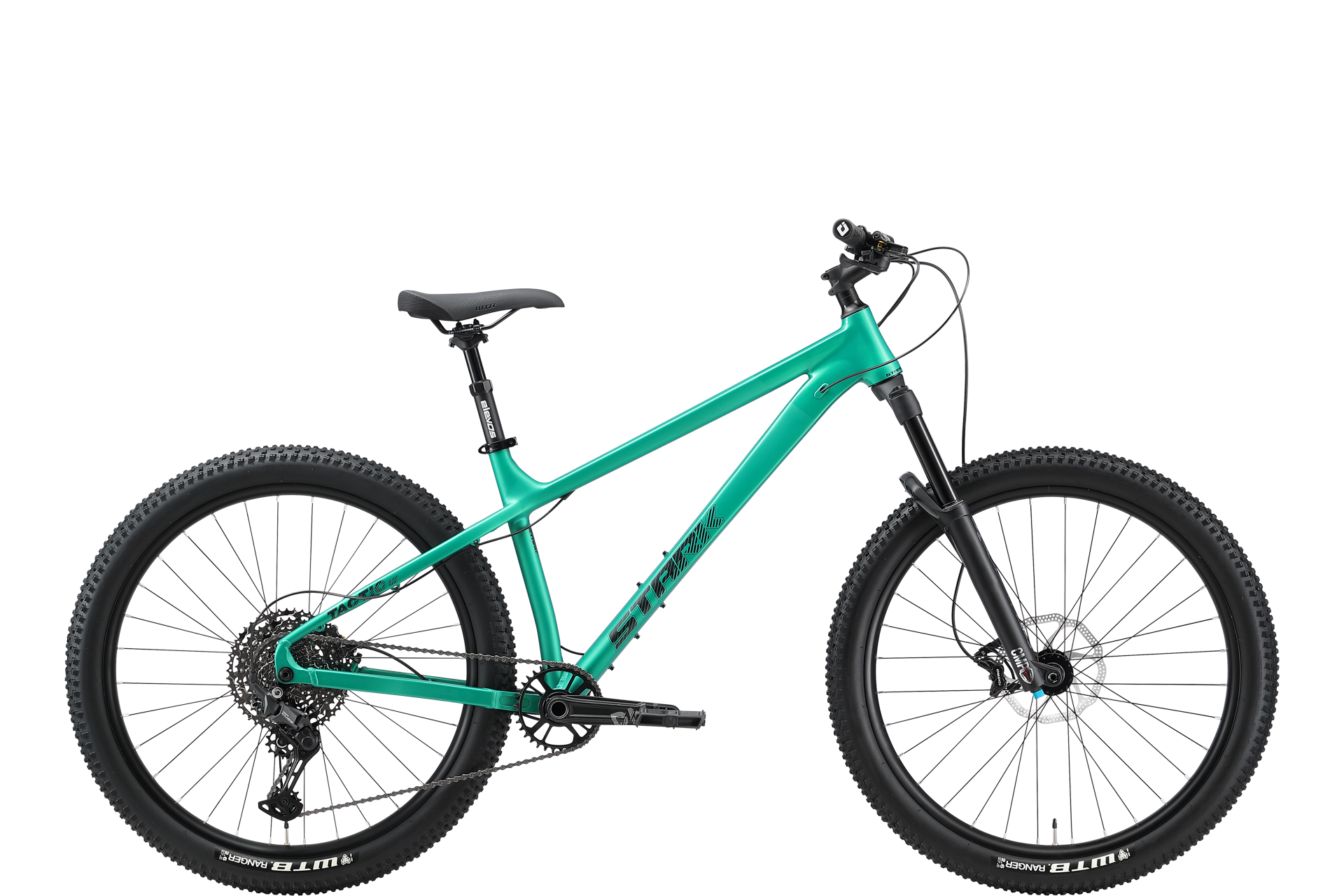 Велосипед 27.5" 17", Stark'25 Tactic LT 27.7 + HD зеленый матовый/черный M/L/17