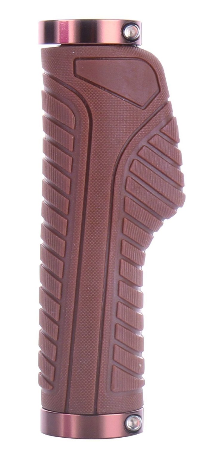 Грипсы H31 TwoSideLock 132мм.эргономич.коричневые