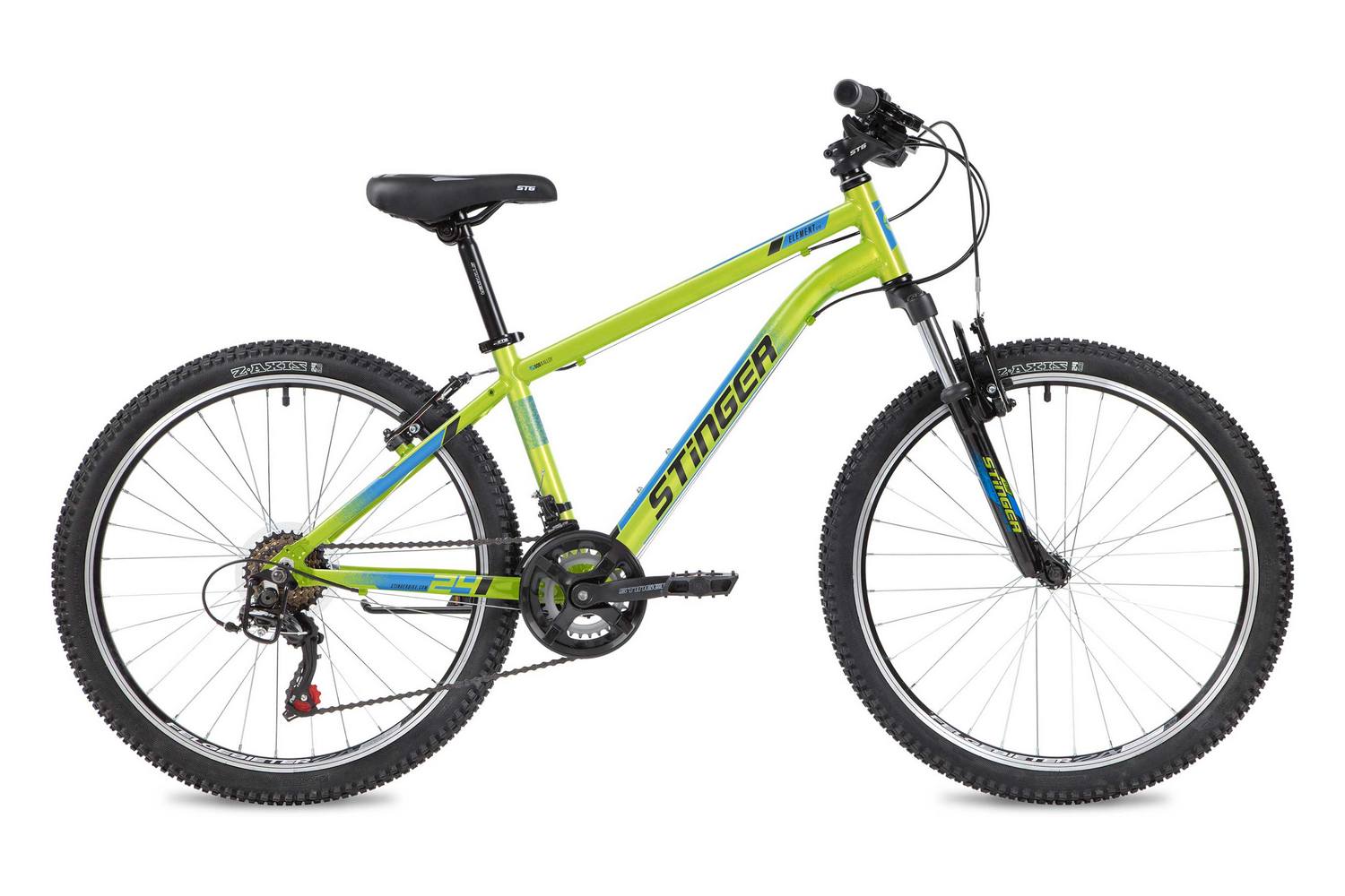 Велосипед 26" XS STINGER ELEMENT зеленый, алюминий