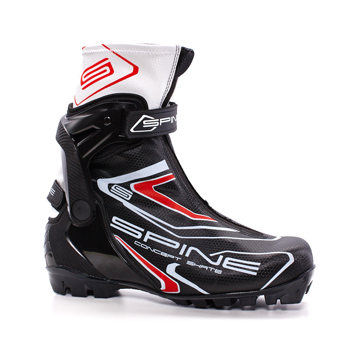 Лыжные ботинки SPINE NNN Concept Skate 41р (черно/красный)