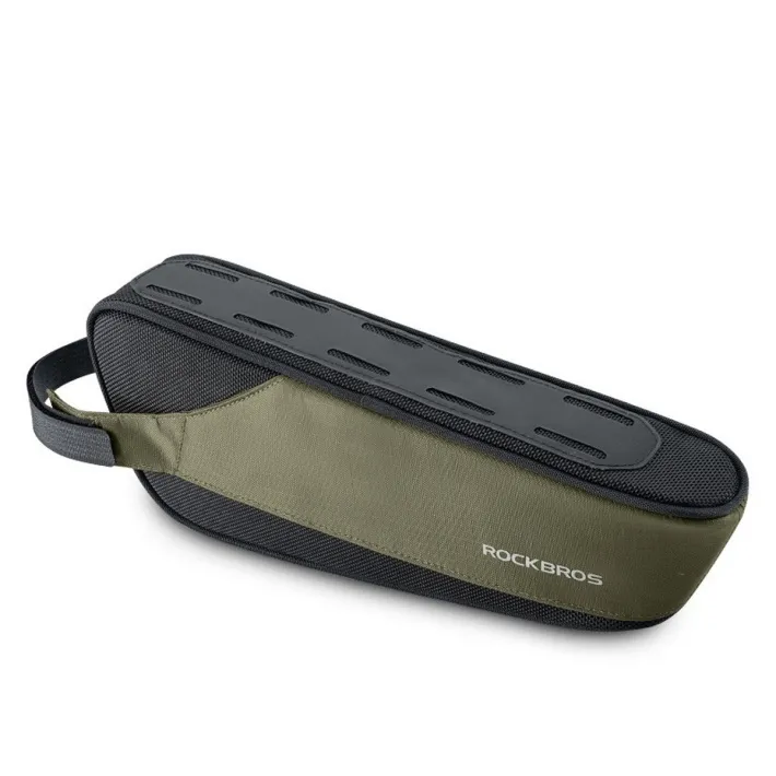Сумка под раму Rockbros 1,4L водозащитная. Цвет хаки