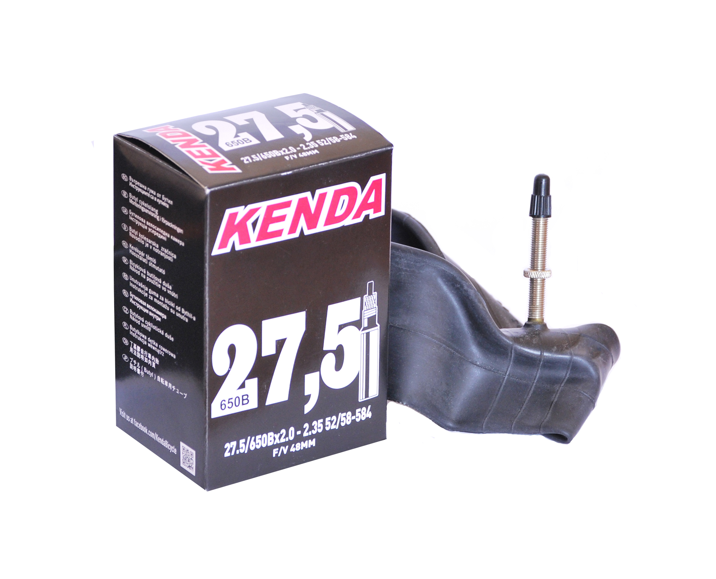 Камера 27.5", KENDA 2,00-2,35 (52/58-584) вело 48мм