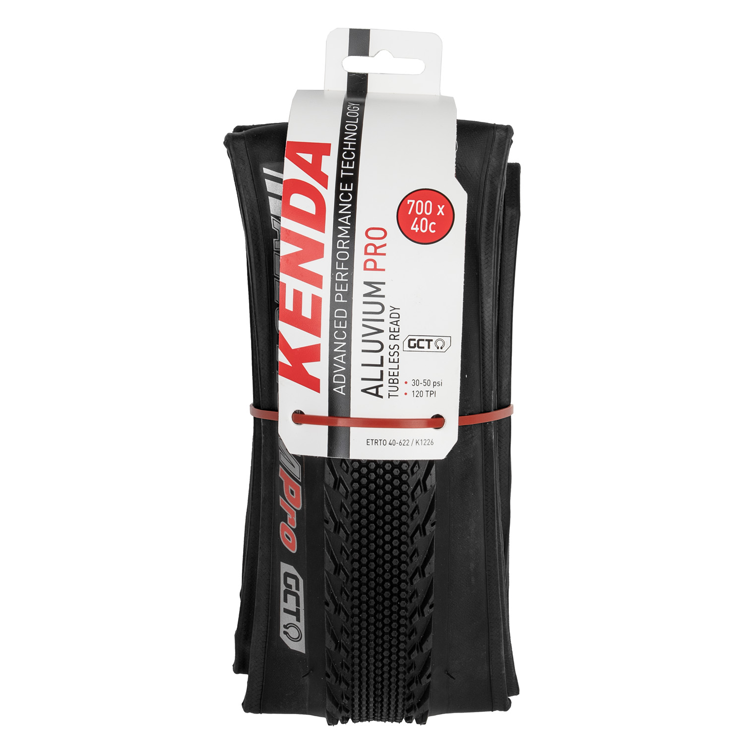 Покрышка 28" KENDA 700х40С (40-622) K1226 ALLUVIUM PRO GRAVEL BIKE tubeless ready