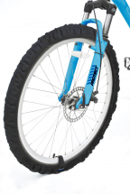 Чехол PROTECT, 2-х шт. на колеса для велосипеда, р-р 18"-24", цвет черный
