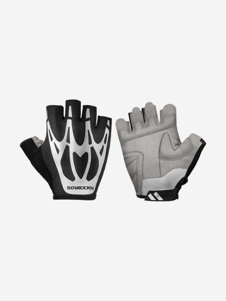 Велоперчатки ROCKBROS Ghost Claw р. M черные. Короткие пальцы