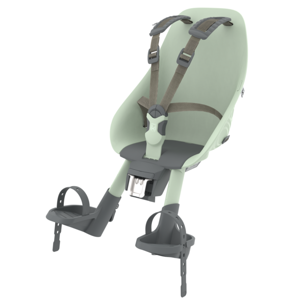 Фронтальное детское кресло Urban Iki + Compact Adapter, Chigusa Green/Bincho Black, до 15кг