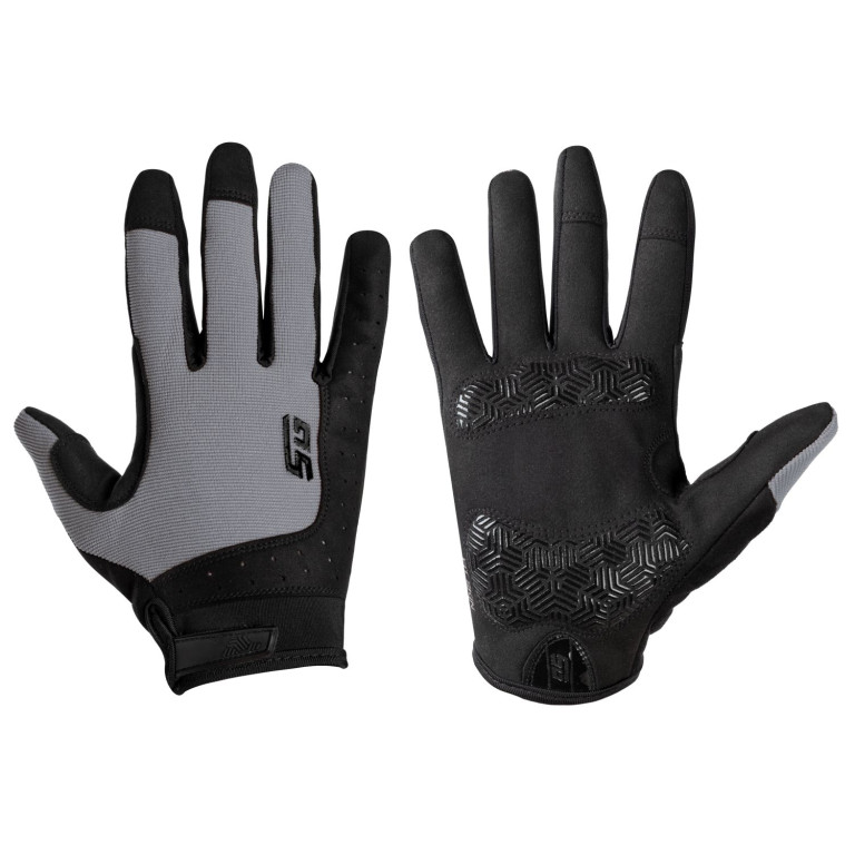 Перчатки полноразмерные STG Fit Skin, размер S, серый с черным